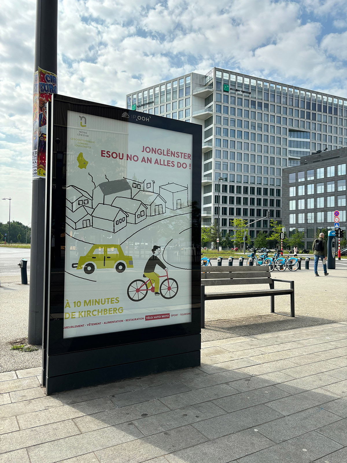 Campagne Nova Lënster dans le tram de Luxembourg – visuel 1