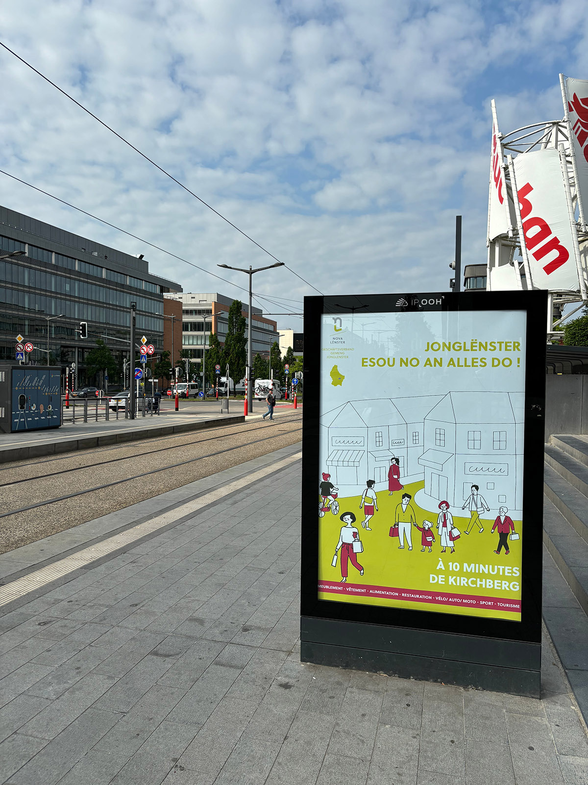 Campagne Nova Lënster dans le tram de Luxembourg – visuel 2