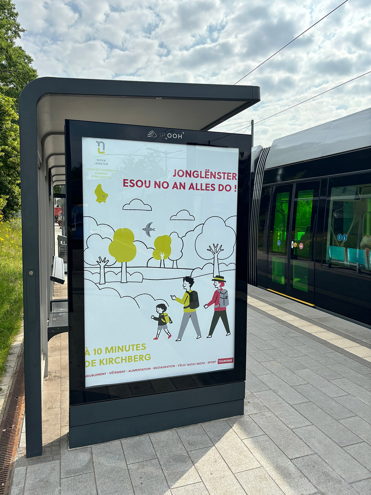 Campagne Nova Lënster dans le tram de Luxembourg – visuel 5